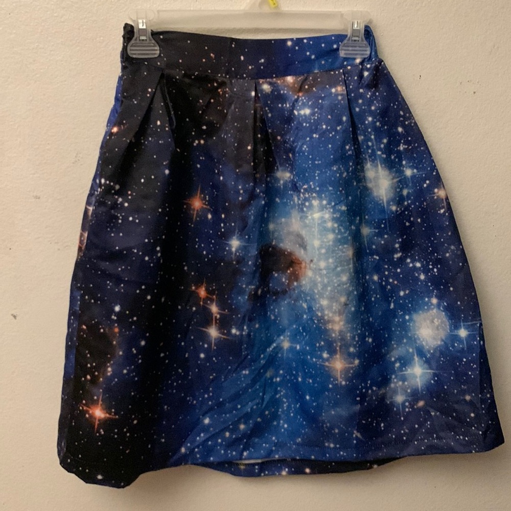Celestial Blue Midi Skirt